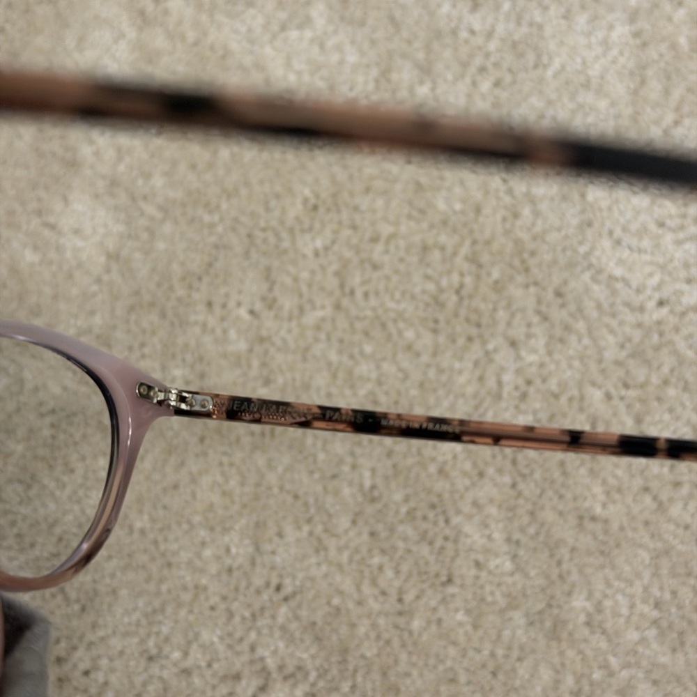 Jean lafont Two-Tone Cat Eye Glasses - Black and Blush - Picture 5 of 6